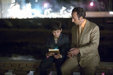 Shaun Toub and Zekeria Ebrahimi in The Kite Runner (2007)