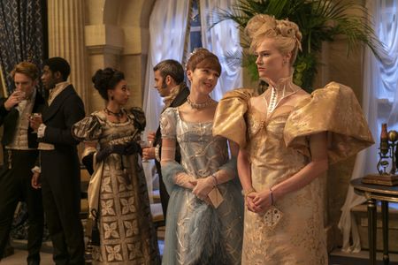 Claudia Jessie and Jessica Madsen in Bridgerton (2020)