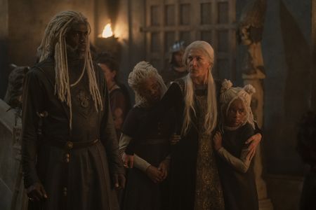 Eve Best, Steve Toussaint, Shani Smethurst, and Eva Ossei-Gerning in House of the Dragon (2022)