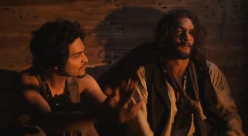 Still of Augusto Aguilera and Jason Momoa in Brown Bag Diaries: Riding the Blinds In B Minor