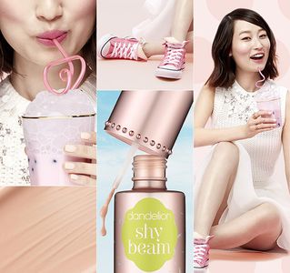 Ran Wei Benefit Cosmetics campaign.