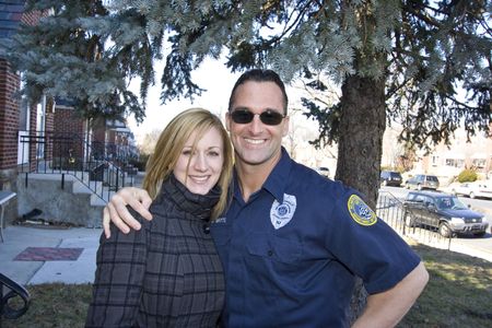 On the set of 