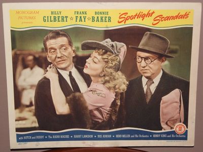 Harry Langdon, Iris Adrian, and Frank Fay in Spotlight Scandals (1943)