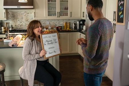 Philemon Chambers and Kathy Najimy in Single All The Way