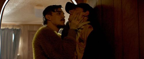 Kyle Gallner and Johnny Berchtold in The Passenger (2023)