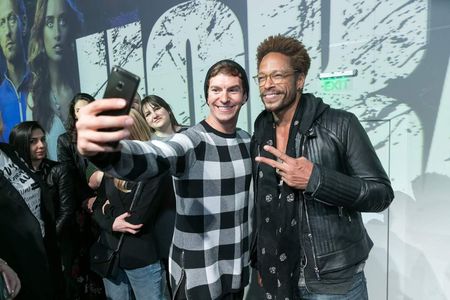 Anton Poriazov and Gary Dourdan on the premiere of 