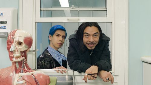 Bernardo Velasco and Julio Torres in Los Espookys: El exorcismo (The Exorcism) (2018)
