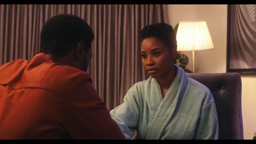 Uzoamaka on the set of Love Language