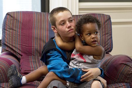 Ethan Cutkosky and Brenden Sims in Shameless: Cascading Failures (2013)