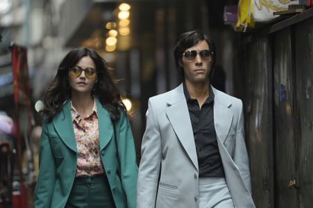 Jenna Coleman and Tahar Rahim in The Serpent (2021)