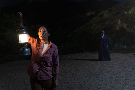 Sandra Oh and MeeWha Alana Lee in Umma (2022)