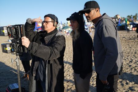 Setting frame with Julian Farino on Ballers!