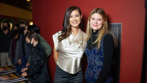 Katie Burgess and Connie Franklin in The Sneak Over (2020)