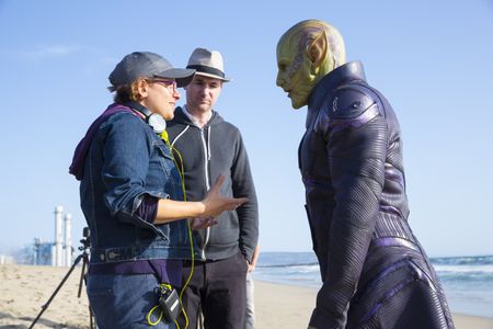 Ryan Fleck, Ben Mendelsohn, and Anna Boden in Captain Marvel (2019)