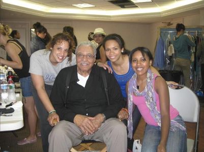 On the set of 