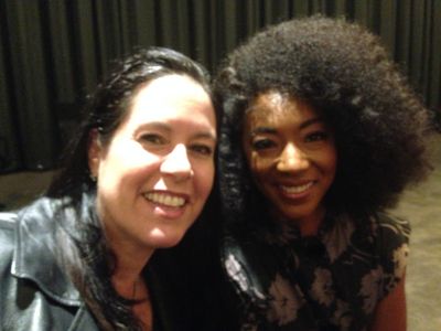 MARIA ELENA HEREDIA and ACTRESS BETTY GABRIEL 