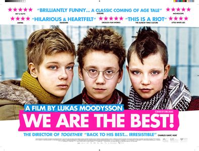 Mira Barkhammar, Mira Grosin, and Liv LeMoyne in We Are the Best! (2013)