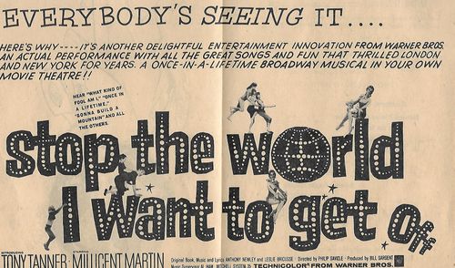 Millicent Martin and Tony Tanner in Stop the World: I Want to Get Off (1966)