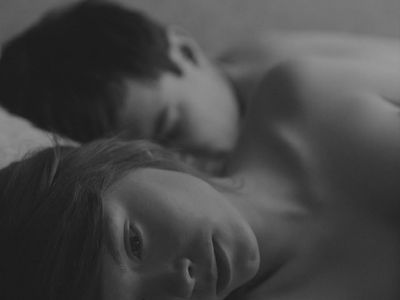 Dawid Ogrodnik and Agata Trzebuchowska in Ida (2013)