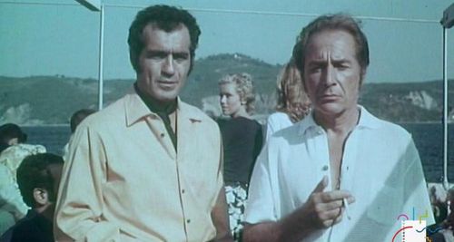 Rossano Brazzi and Fikret Hakan in Sex of the Devil (1971)