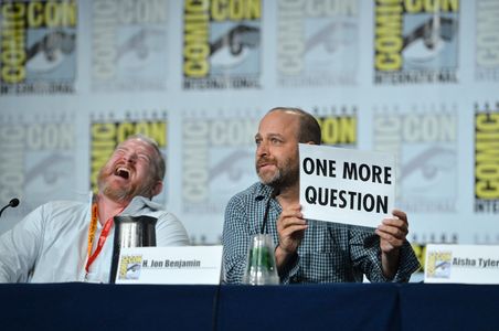 H. Jon Benjamin and Adam Reed at an event for Archer (2009)