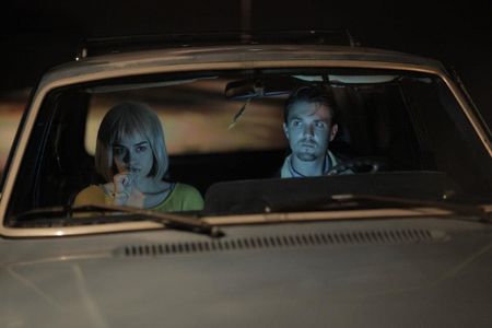 Luke Baybak and Shannyn Sossamon, The Cyclist