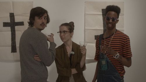 Keith Poulson, Sophia Takal, and Duane C. Wallace in Hellaware (2013)