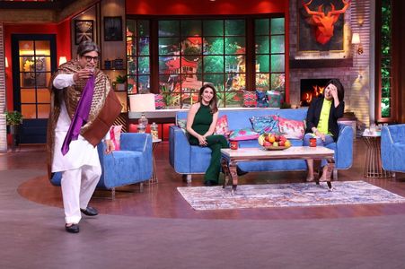 Neetu Singh, Riddhima Kapoor, and Krushna Abhishek in The Kapil Sharma Show: Neetu Kapoor and Riddhima Kapoor (2021)