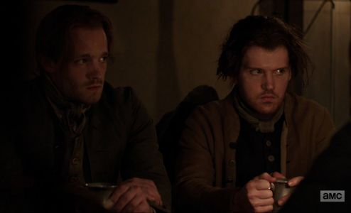 Steven Conroy as Elias Appleby with actor Samuel Whisnant