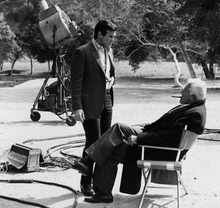 William Castle and Christopher George in Project X (1968)
