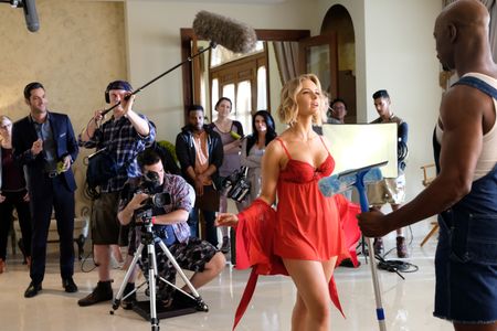 Tom Ellis, D.B. Woodside, Taylor Black, and Devon Alexander in Lucifer (2016)