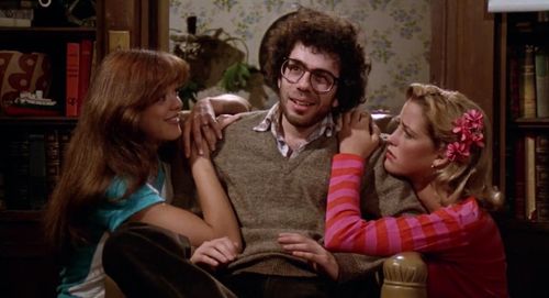 Kirsten Baker, Deborah Richter, and Alan Solomon in Midnight Madness (1980)