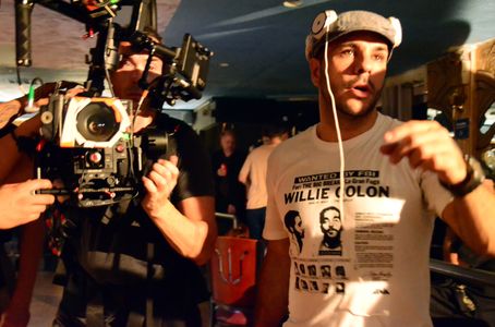 On set of 