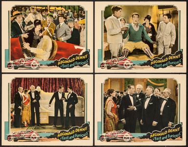 Reginald Denny, Charles K. French, Claude Gillingwater, Armand Kaliz, Lee Moran, and Barbara Worth in Fast and Furious (