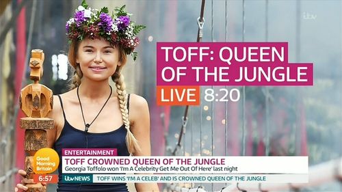 Georgia Toffolo in Good Morning Britain (2014)