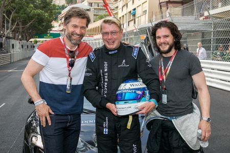 Nikolaj Coster-Waldau, Mika Häkkinen, and Kit Harington