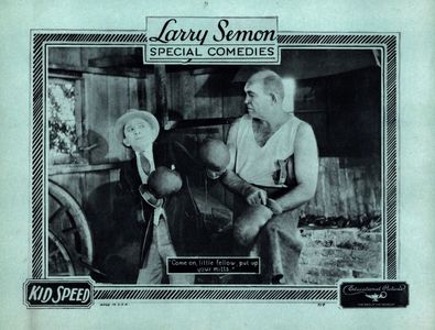 James J. Jeffries and Larry Semon in Kid Speed (1924)