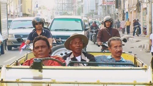 Anwar Congo and Adi Zulkadry in The Act of Killing (2012)