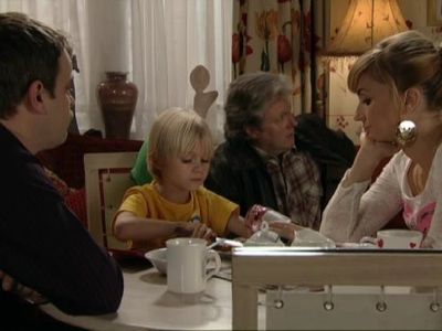 Simon Gregson, Charles Lawson, Katherine Kelly, and Harry McDermott in Coronation Street (1960)