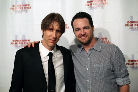 Kenneth Guertin and Jackson Kuehn at Downtown Film Festival Los Angeles, Antisocial Behavior Best Editing for Narritive 