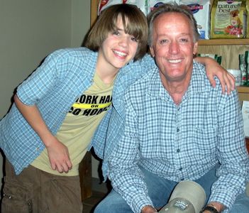 Brandon on set of 