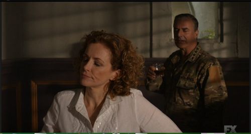 Leslie Hope and Chris Noth in Tyrant (2014)