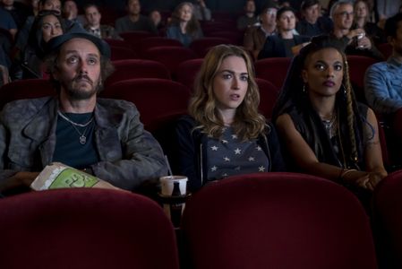 Michael X. Sommers, Freema Agyeman, and Jamie Clayton in Sense8 (2015)