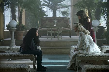 Joely Richardson, Ana Ularu, and Jordan Loughran in Emerald City (2016)
