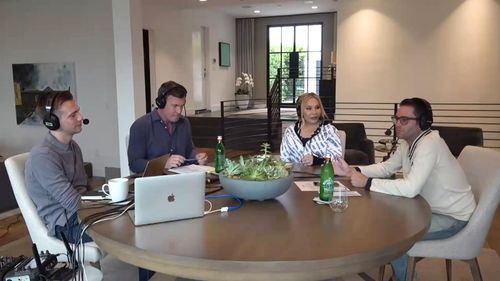 Shane Douglas, Adrienne Maloof, Jeff Lewis, and Josh Flagg in Jeff Lewis Live (2019)