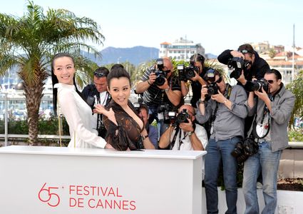Lei Hao and Xi Qi at an event for Mystery (2012)
