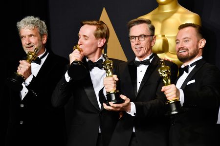 Peter Grace, Kevin O'Connell, Robert Mackenzie, and Andy Wright at an event for The Oscars (2017)