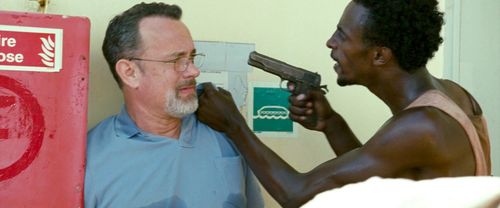 Tom Hanks and Faysal Ahmed in Captain Phillips (2013)
