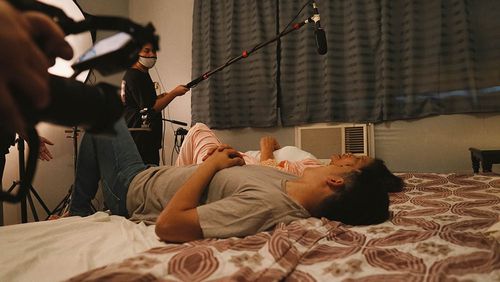 Ruby Ruiz and Julian Roxas in Ang pagdadalaga ni Lola Mayumi (2021)