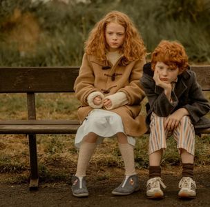 Dylan Hall and Alexa Goodall in The Long Shadow (2023)